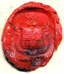 Seal impression attributed to John Adams Source: Dobrée Museum, Nantes