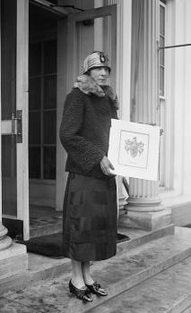 Bettie Carter at the White House  (Library of Congress)