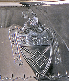 Detail of Jefferson Arms on Leguay Urn Courtesy Thomas Jefferson Foundation, Inc./ Monticello